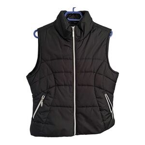 Women's Black Puffer Vest